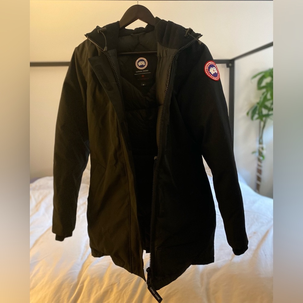 Canada Goose Victoria Parka Size S Black - Picture 2 of 12